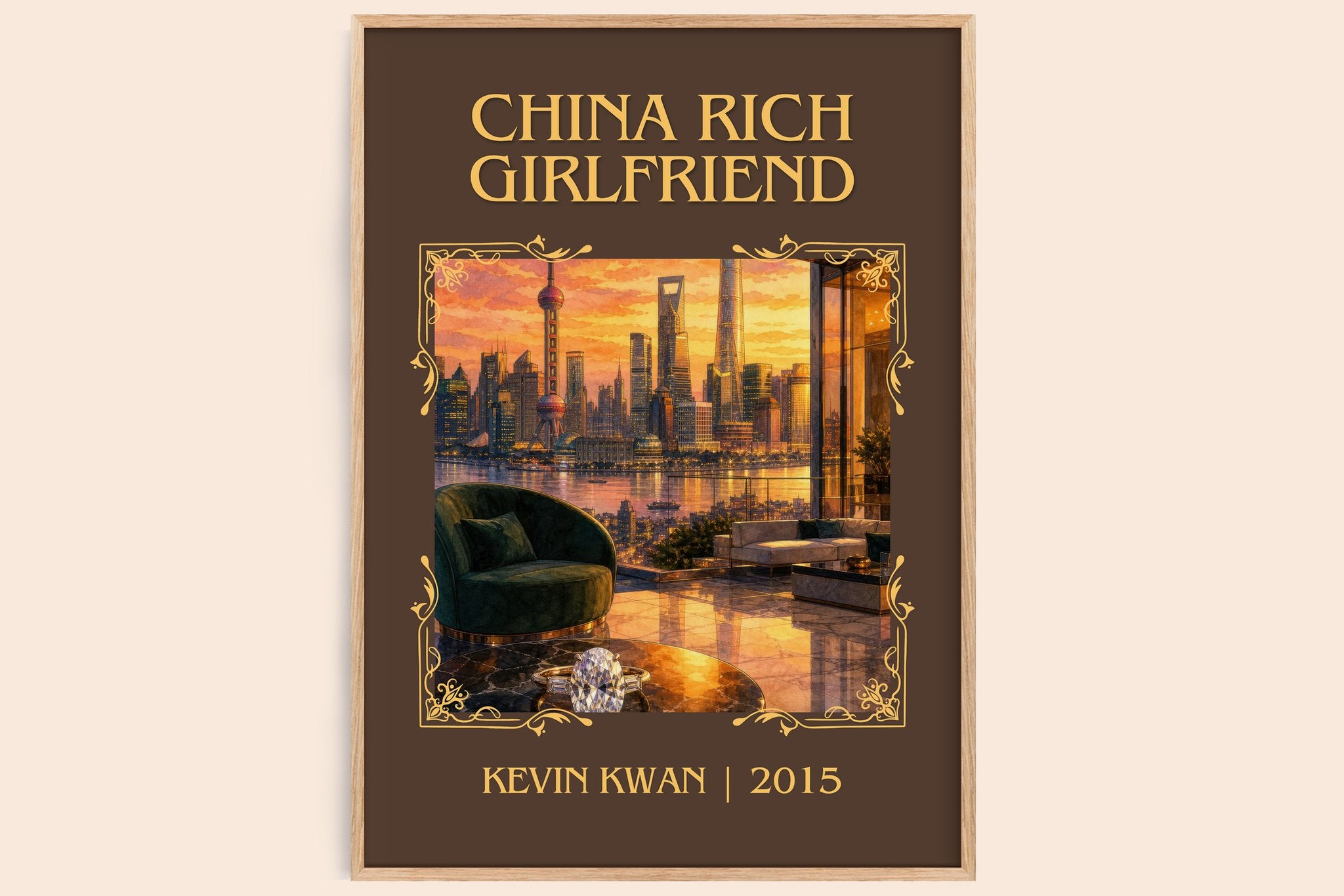 China Rich Girlfriend Classic Book Art Print by Kevin Kwan