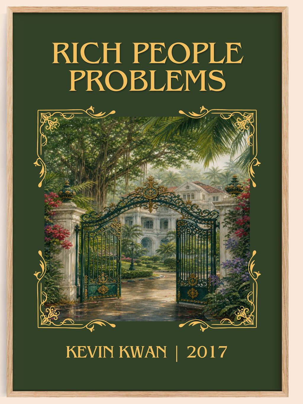 Rich People Problems Classic Book Art Print by Kevin Kwan – book poster