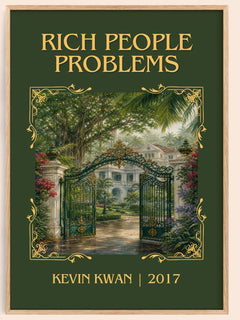 Rich People Problems Classic Book Art Print by Kevin Kwan – book poster
