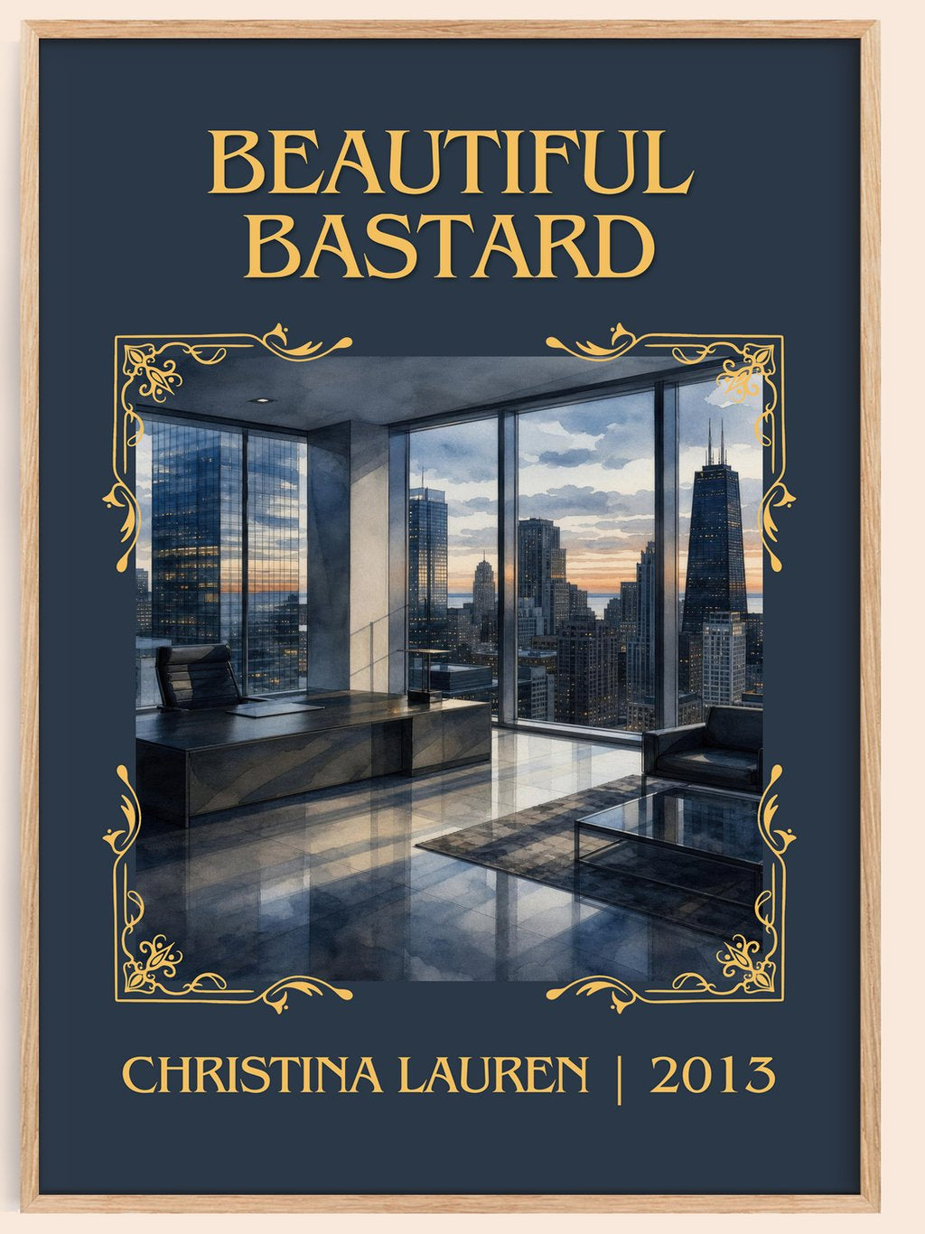 Beautiful Bastard Classic Book Art Print by Christina Lauren – book poster