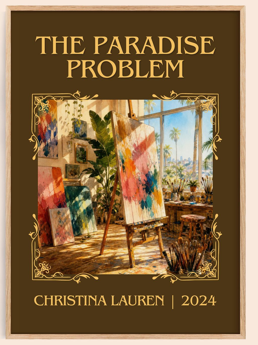 The Paradise Problem Classic Book Art Print by Christina Lauren – book poster