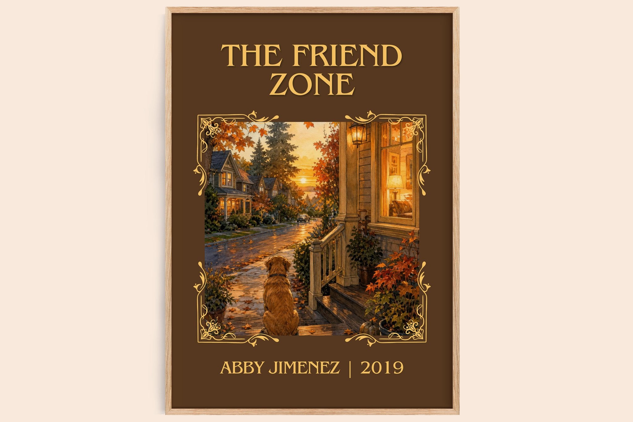 The Friend Zone Classic Book Art Print by Abby Jimenez