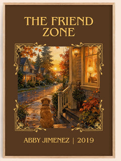 The Friend Zone Classic Book Art Print by Abby Jimenez – book poster