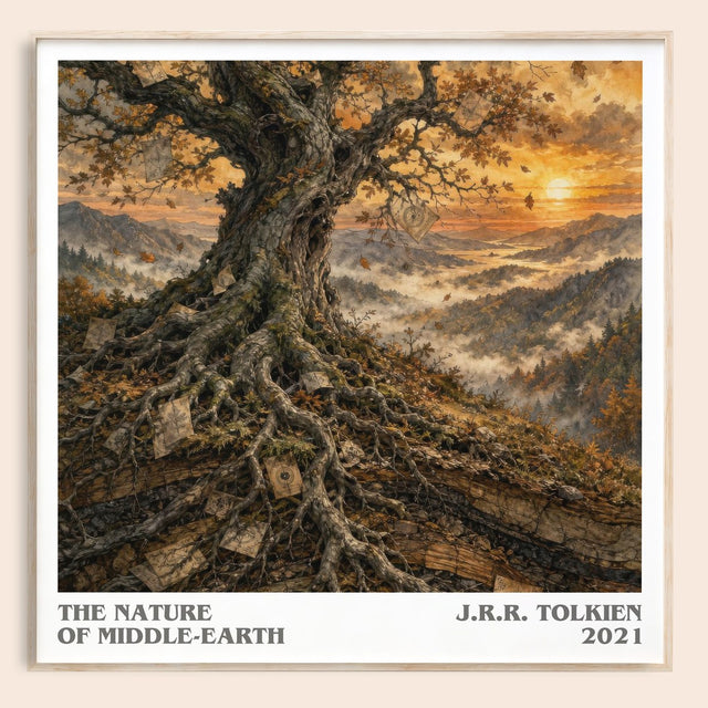 The Nature Of Middle-Earth Literary Art Print by J.R.R. Tolkien