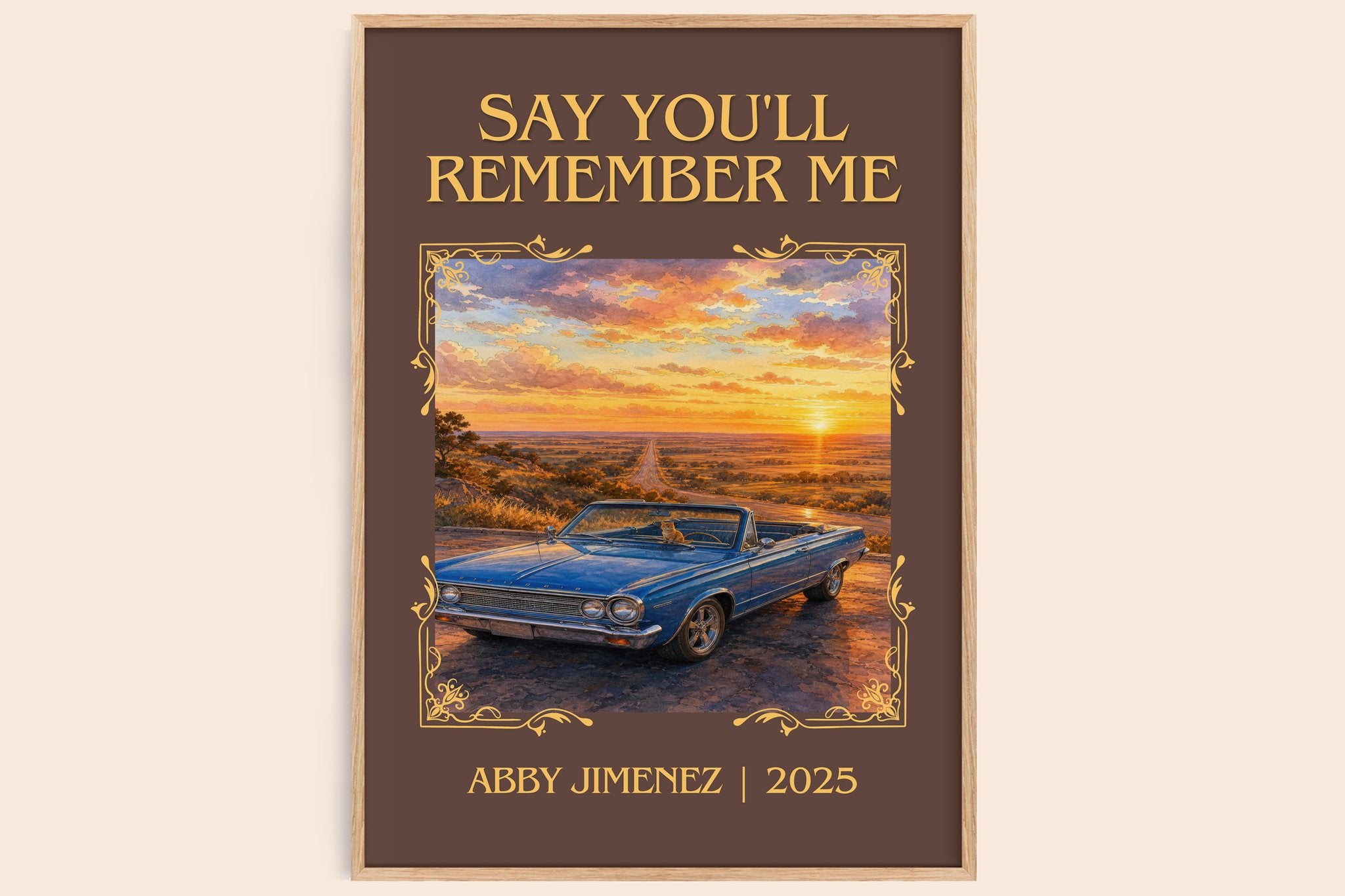 Say You'll Remember Me Classic Book Art Print by Abby Jimenez