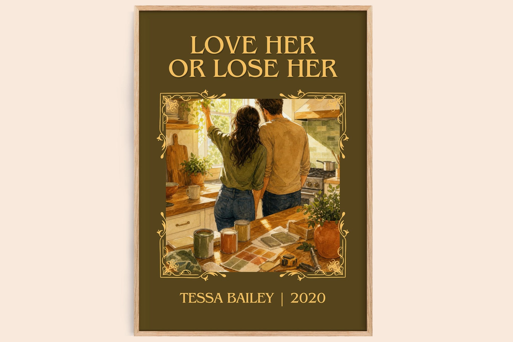 Love Her or Lose Her Classic Book Art Print by Tessa Bailey