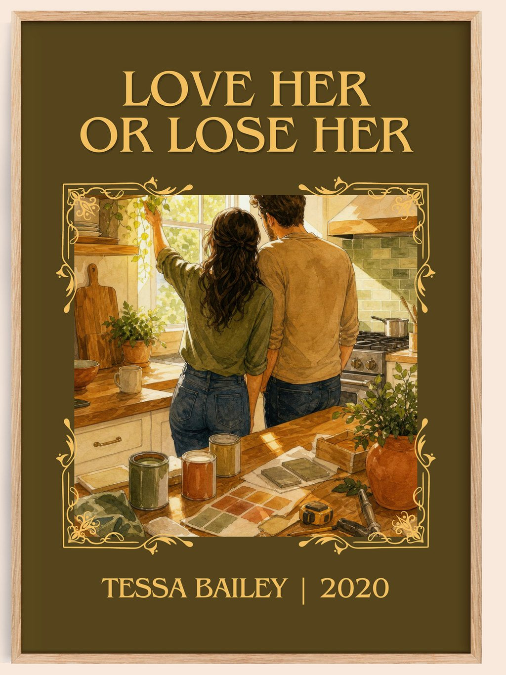 Love Her or Lose Her Classic Book Art Print by Tessa Bailey – book poster
