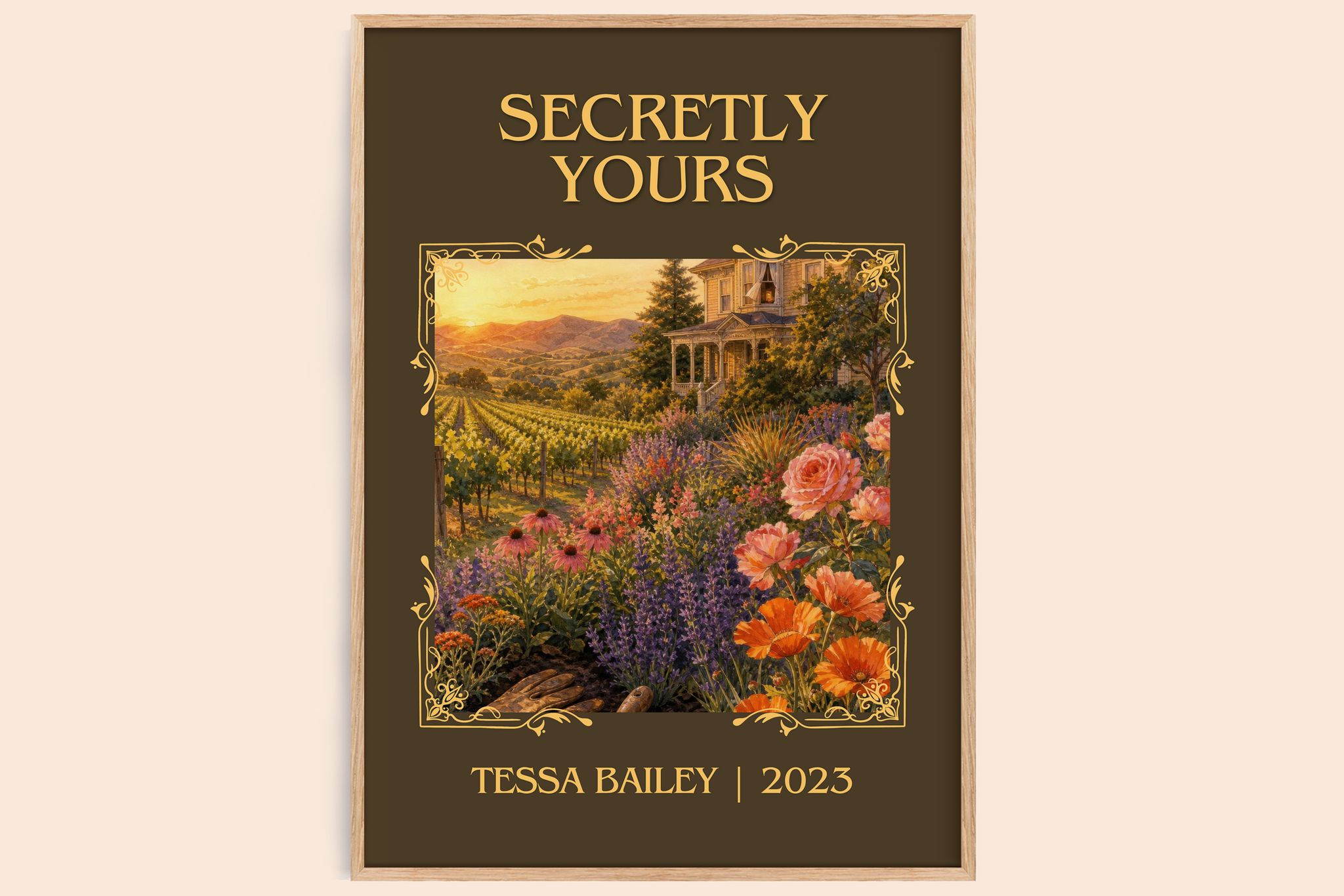Secretly Yours Classic Book Art Print by Tessa Bailey