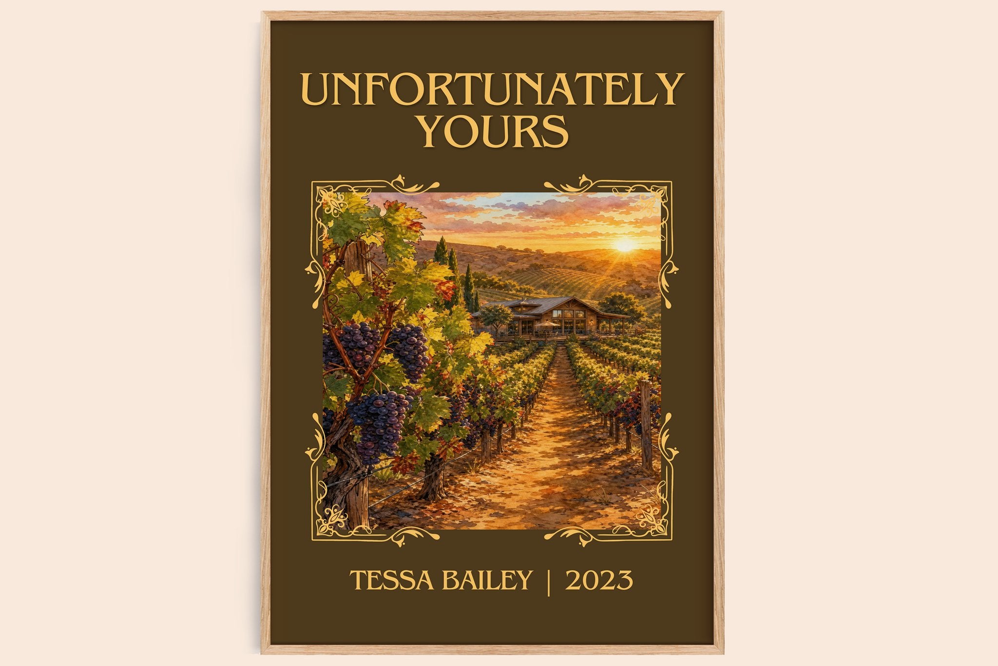 Unfortunately Yours Classic Book Art Print by Tessa Bailey