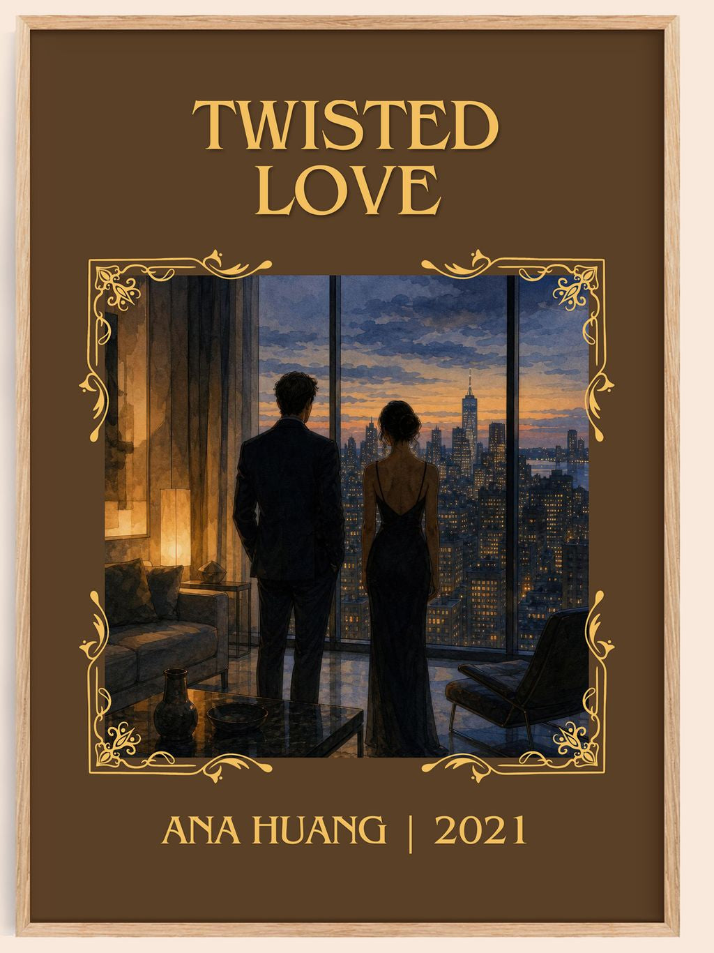 Twisted Love Classic Book Art Print by Ana Huang – book poster