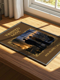 Twisted Love Classic Book Art Print by Ana Huang – print on a sunlit desk
