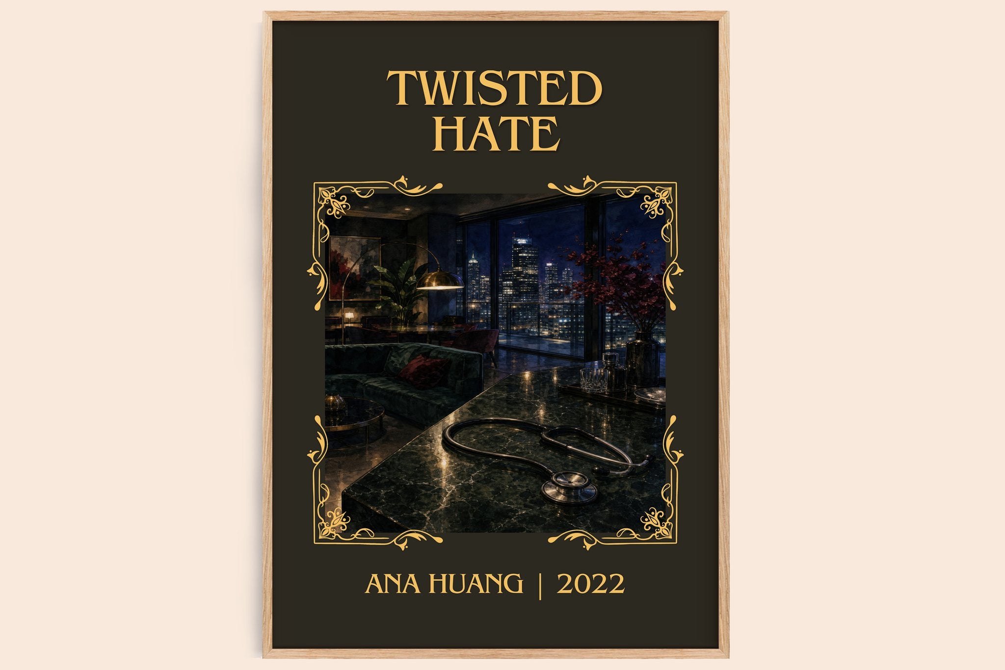 Twisted Hate Classic Book Art Print by Ana Huang