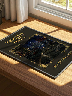 Twisted Hate Classic Book Art Print by Ana Huang – print on a sunlit desk