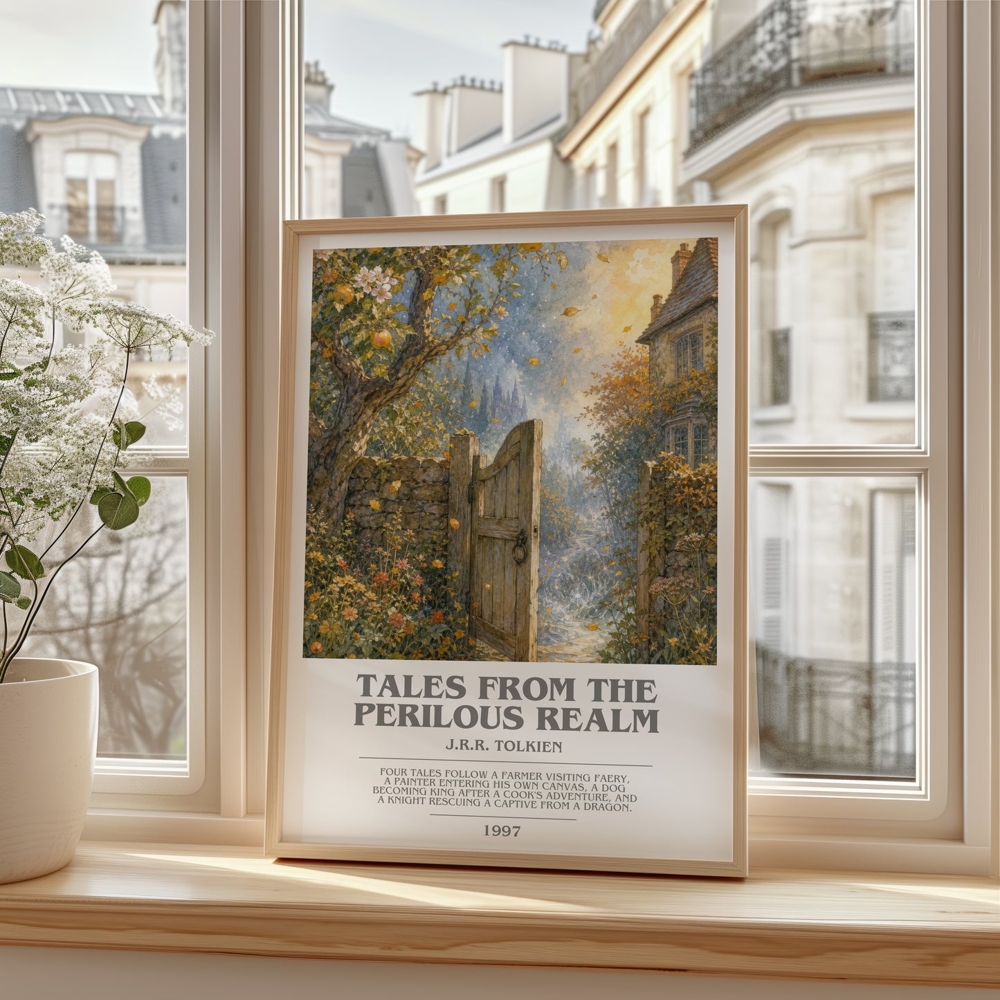 Tales From The Perilous Realm bookish poster colour and style options – J.R.R. Tolkien book art