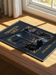 Twisted Lies Classic Book Art Print by Ana Huang – print on a sunlit desk
