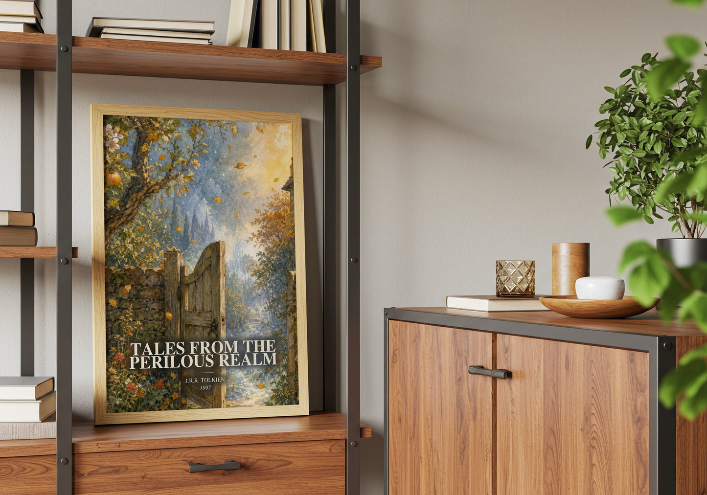 Tales From The Perilous Realm book watercolour illustration paper finish options – matte satin gloss