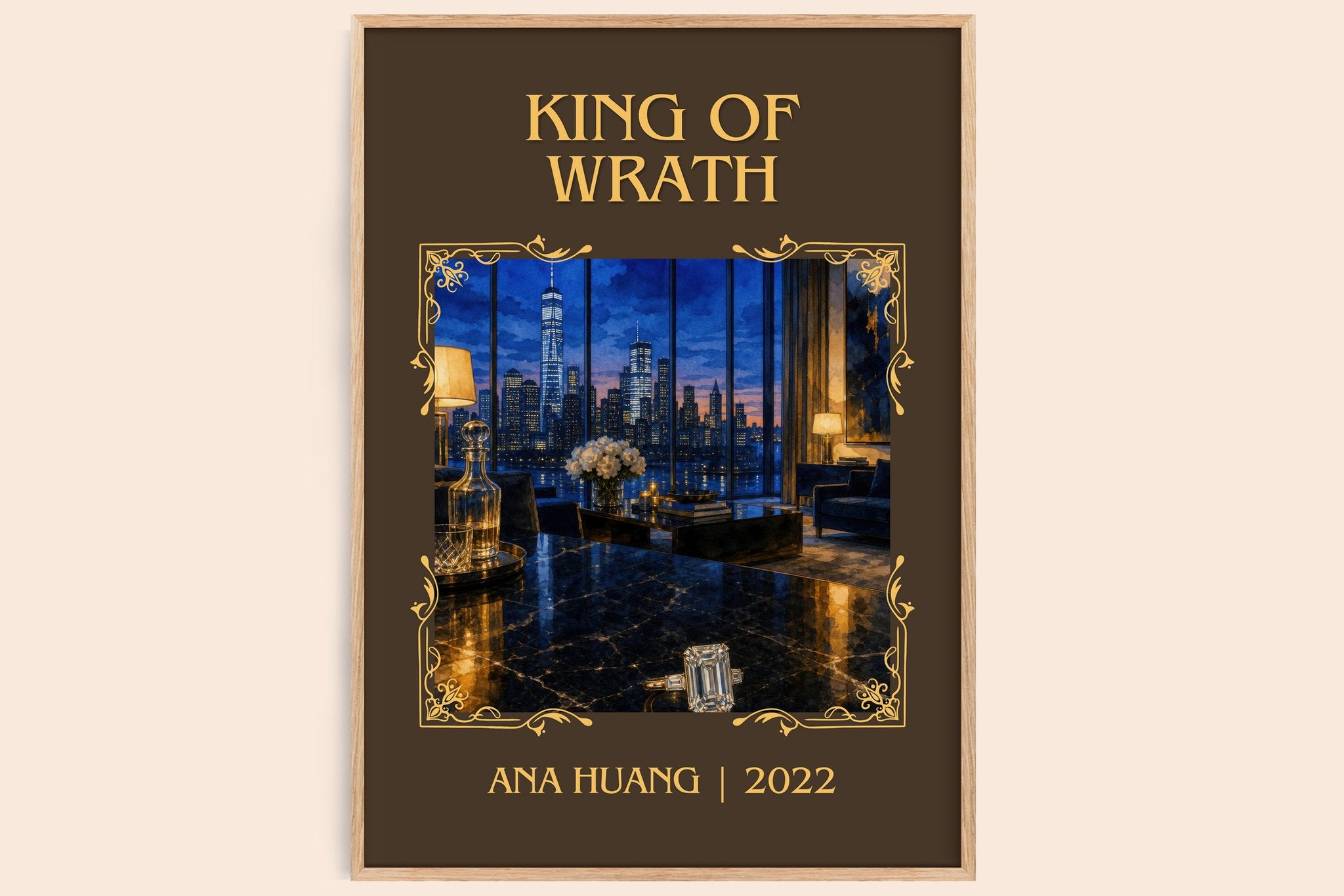 King of Wrath Classic Book Art Print by Ana Huang