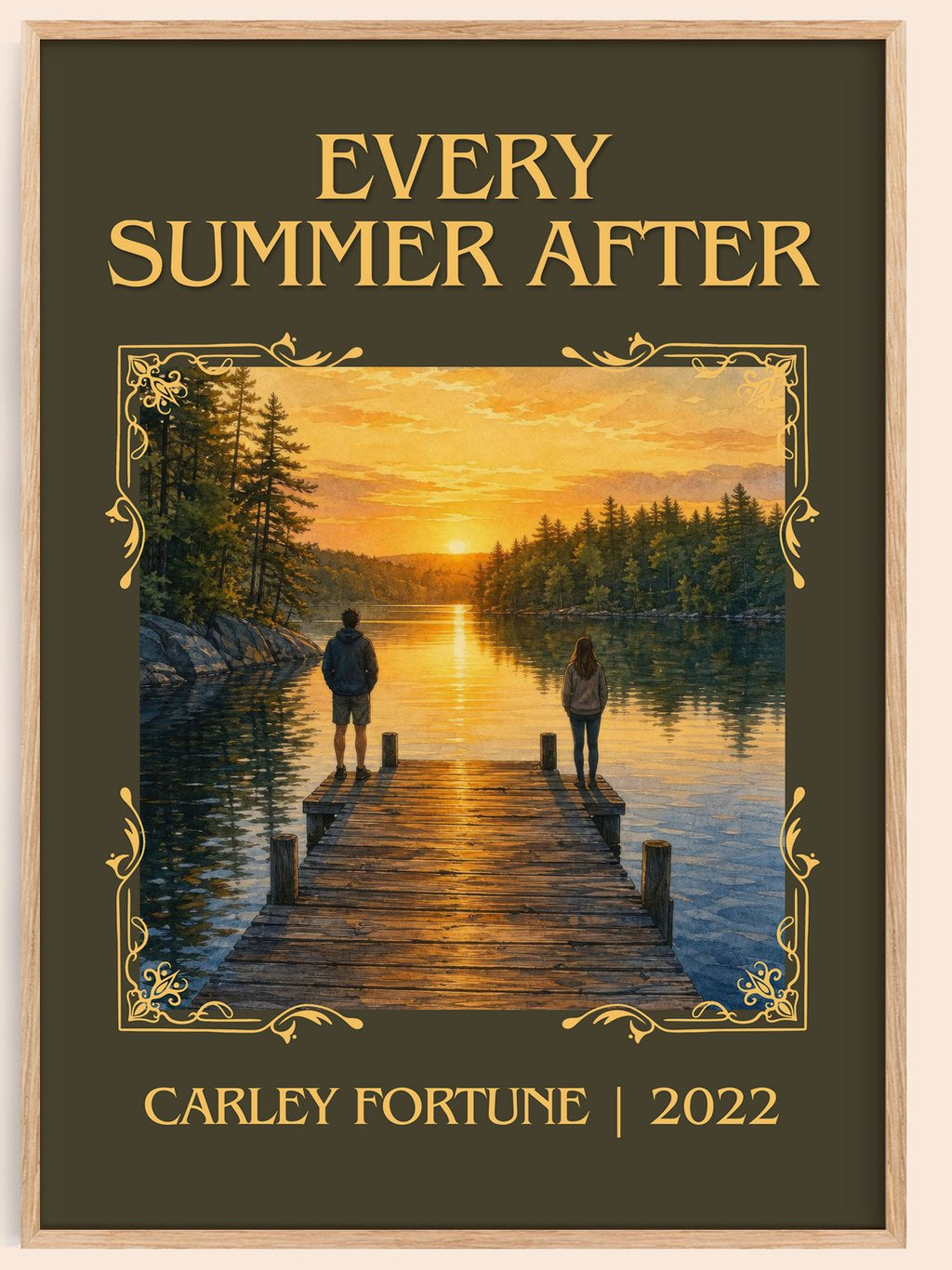 Every Summer After Classic Book Art Print by Carley Fortune – book poster