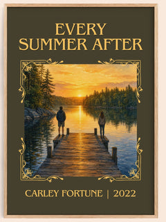 Every Summer After Classic Book Art Print by Carley Fortune – book poster