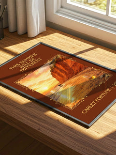 This Summer Will Be Different Classic Book Art Print by Carley Fortune – print on a sunlit desk