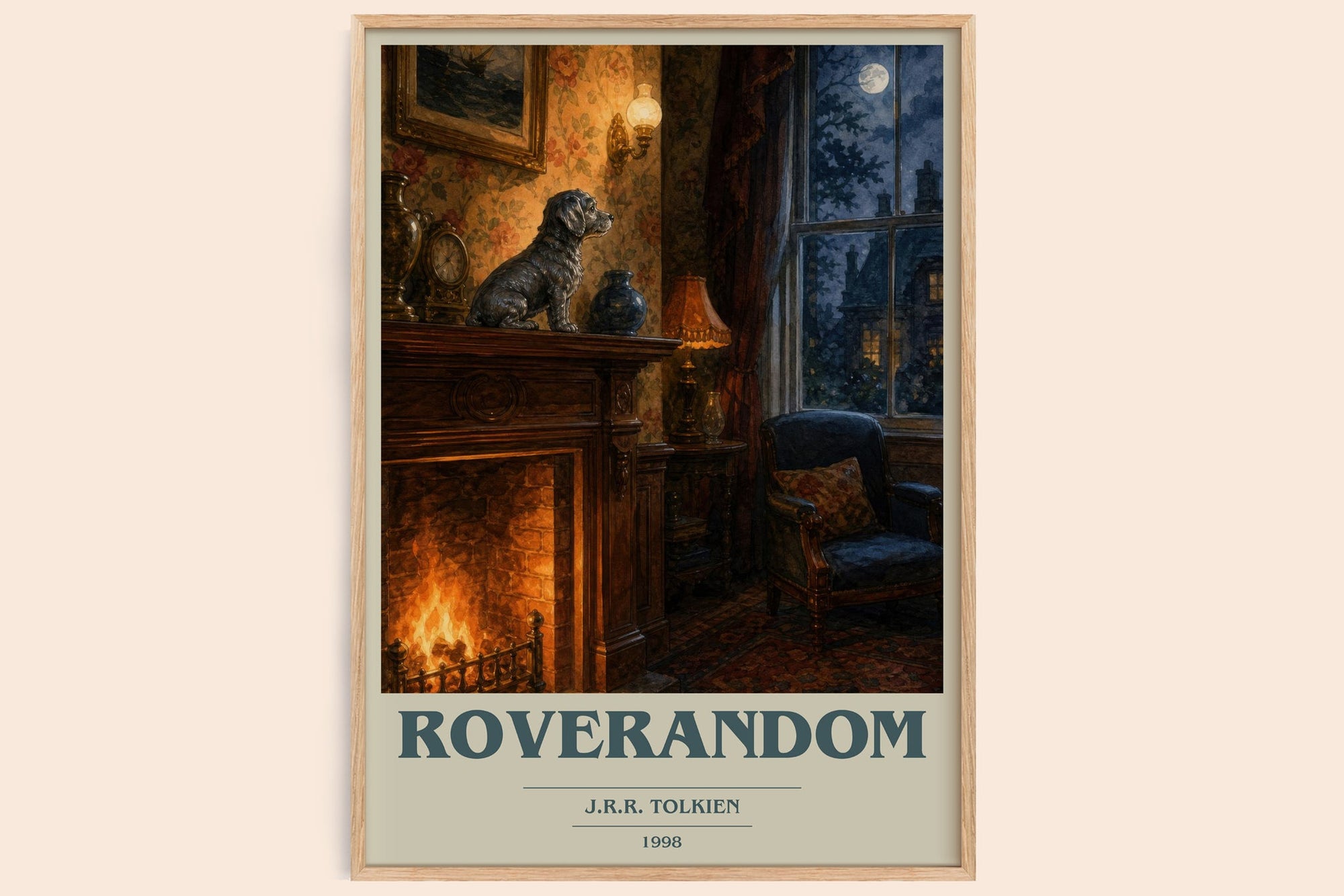 Roverandom book cover book poster by J.R.R. Tolkien – framed literary art print
