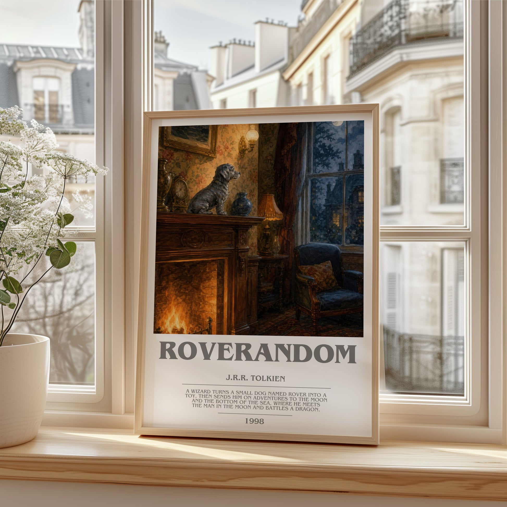 Roverandom bookish poster colour and style options – J.R.R. Tolkien book art