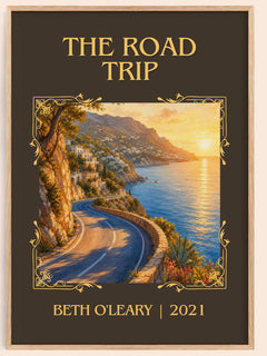 The Road Trip Classic Book Art Print by Beth O'Leary – book poster