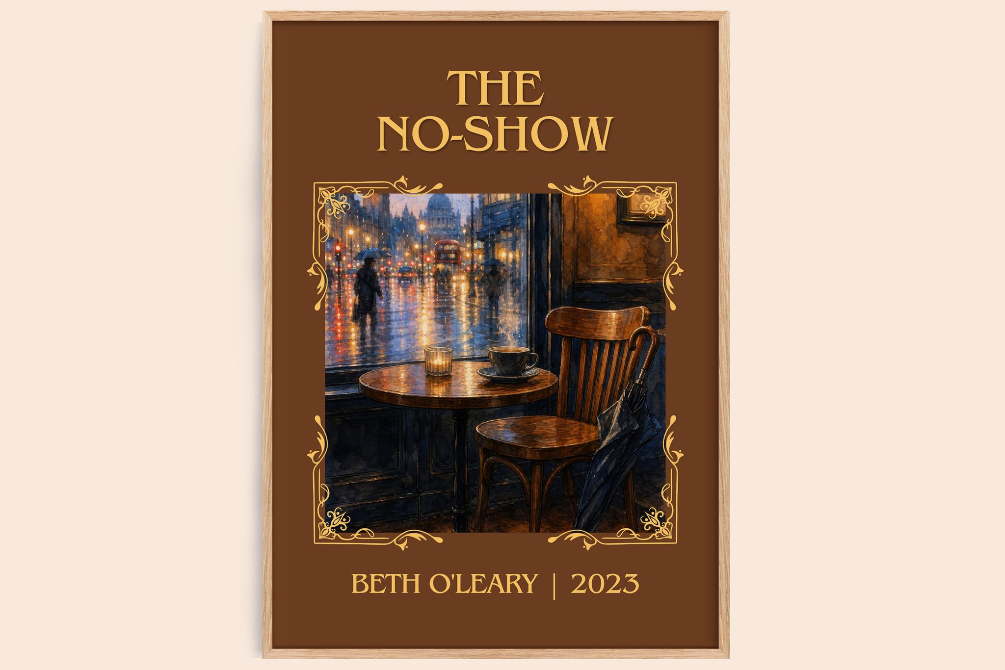 The No-Show Classic Book Art Print by Beth O'Leary