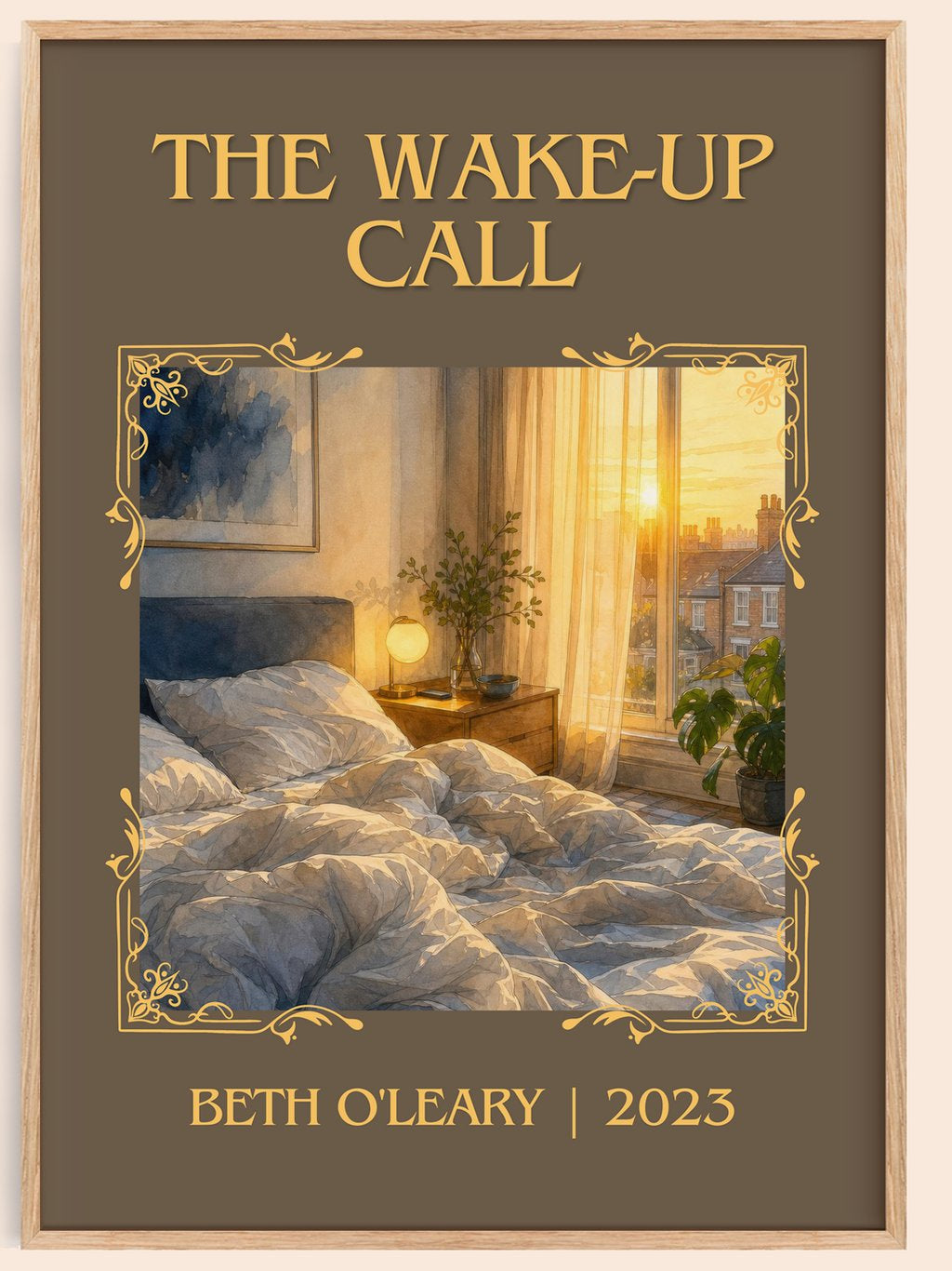 The Wake-Up Call Classic Book Art Print by Beth O'Leary – book poster