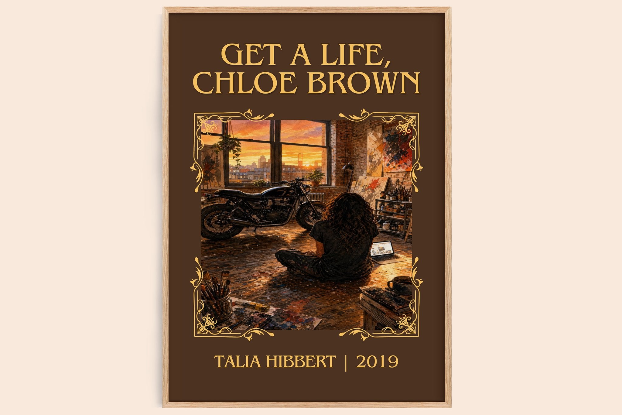Get a Life, Chloe Brown Classic Book Art Print by Talia Hibbert