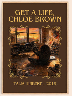 Get a Life, Chloe Brown Classic Book Art Print by Talia Hibbert – book poster