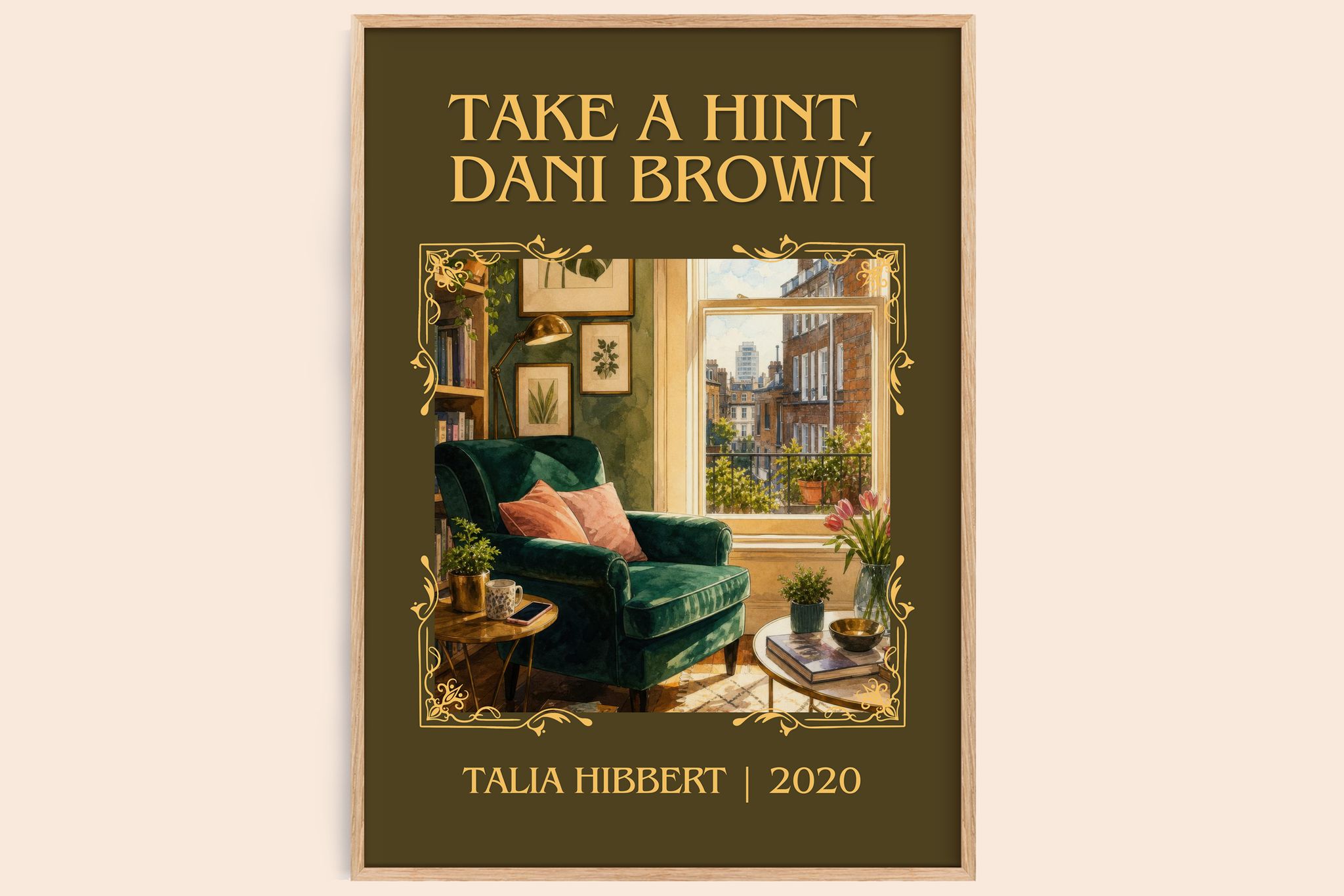 Take a Hint, Dani Brown Classic Book Art Print by Talia Hibbert