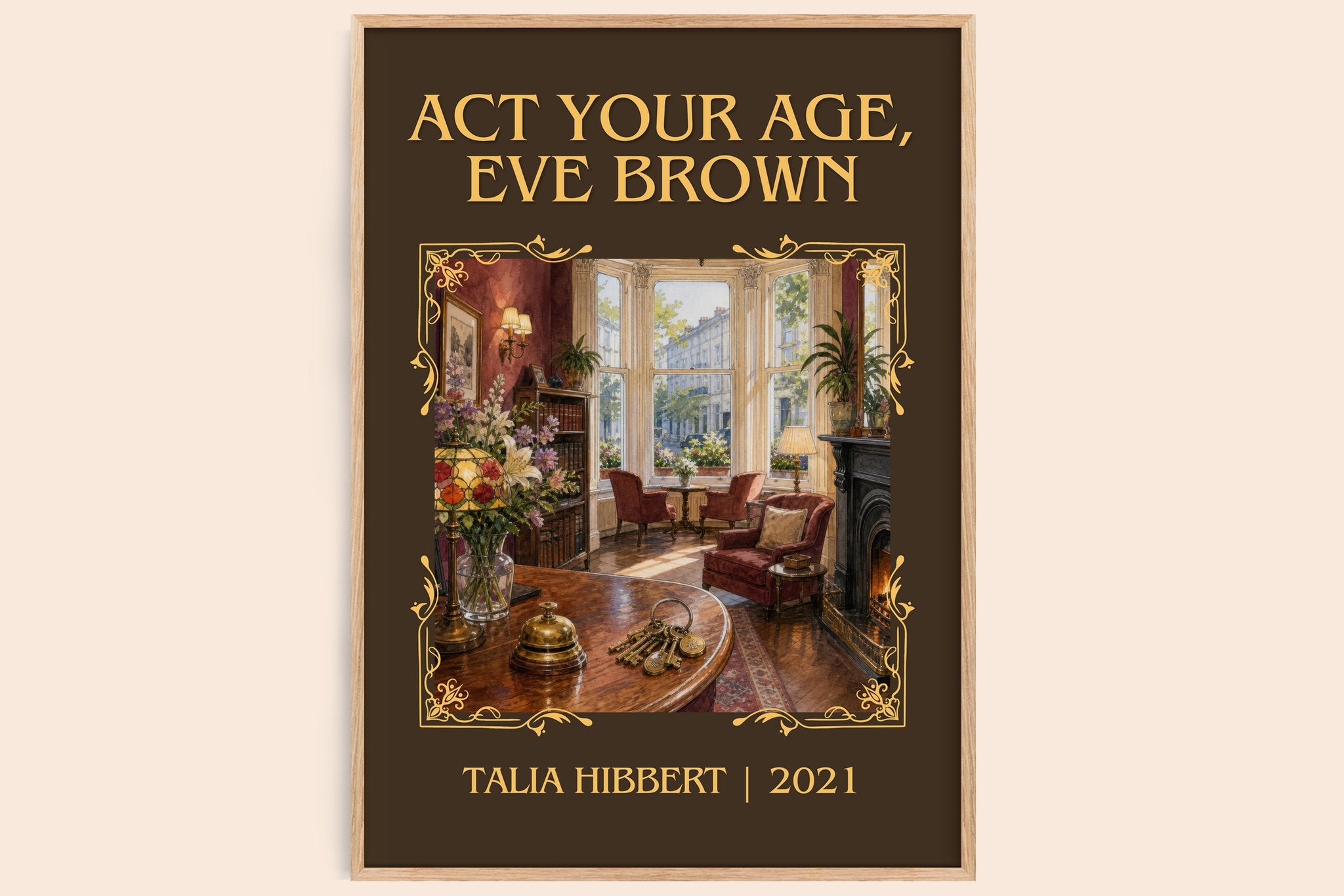 Act Your Age, Eve Brown Classic Book Art Print by Talia Hibbert