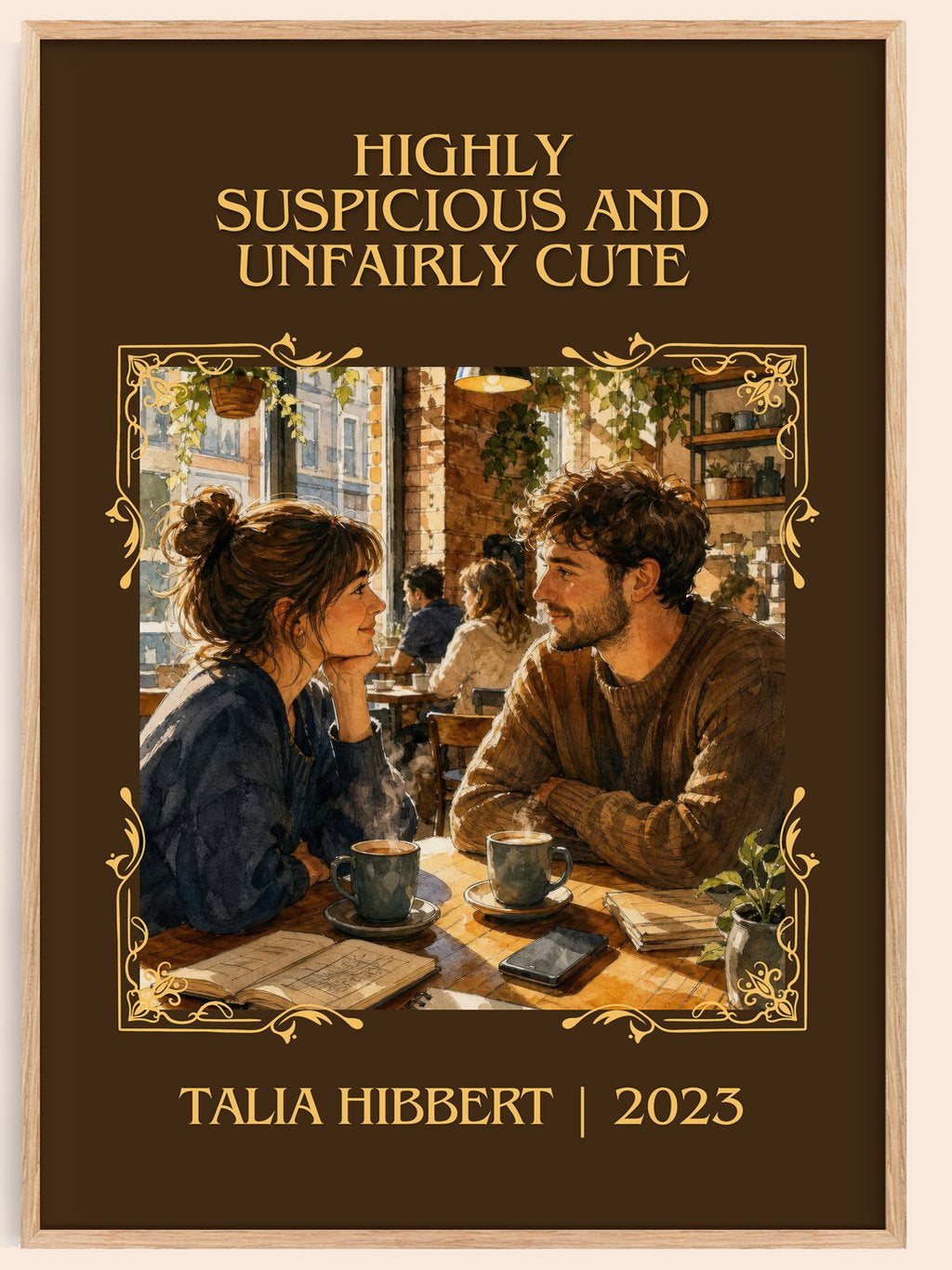 Highly Suspicious and Unfairly Cute Classic Book Art Print by Talia Hibbert – book poster