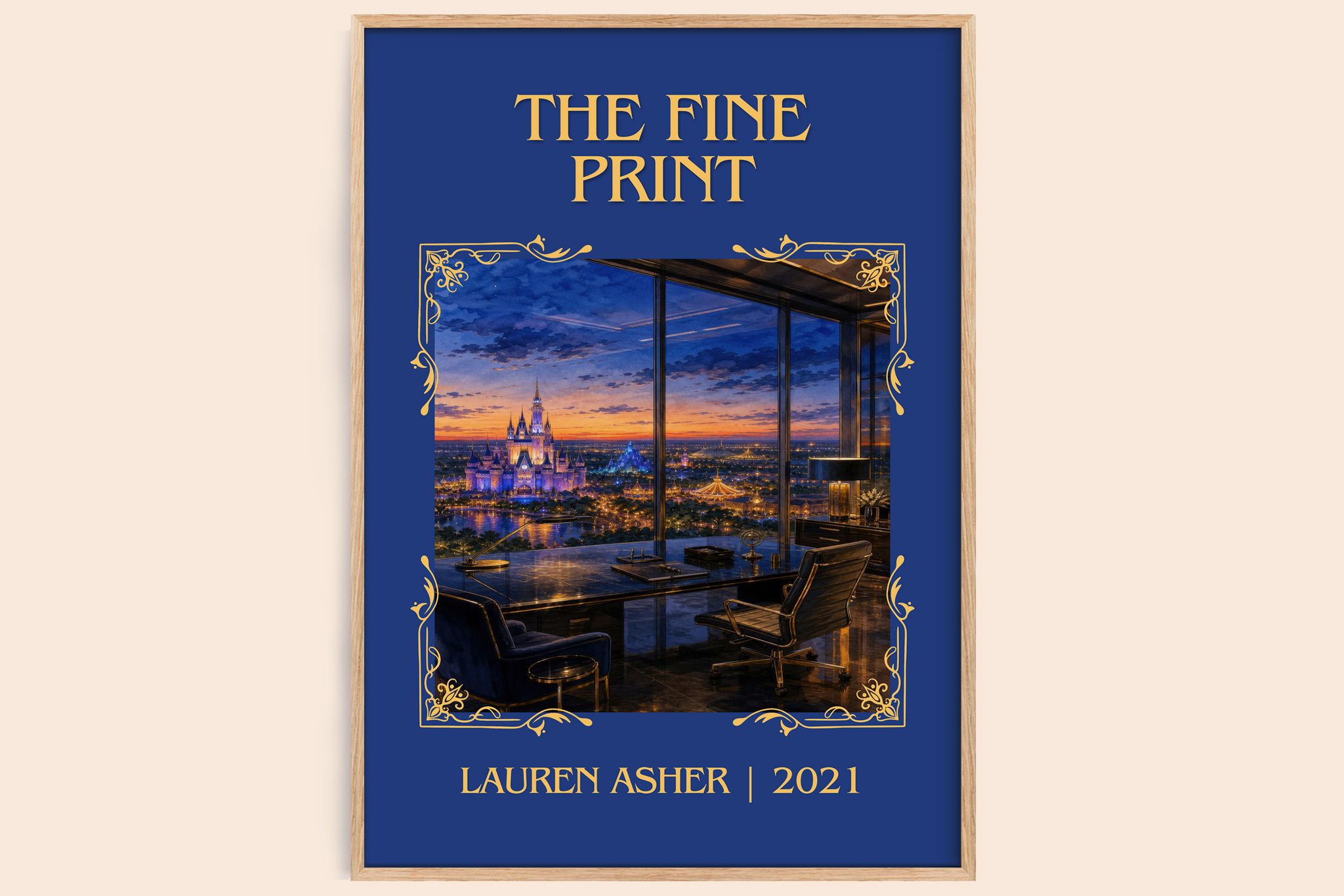 The Fine Print Classic Book Art Print by Lauren Asher