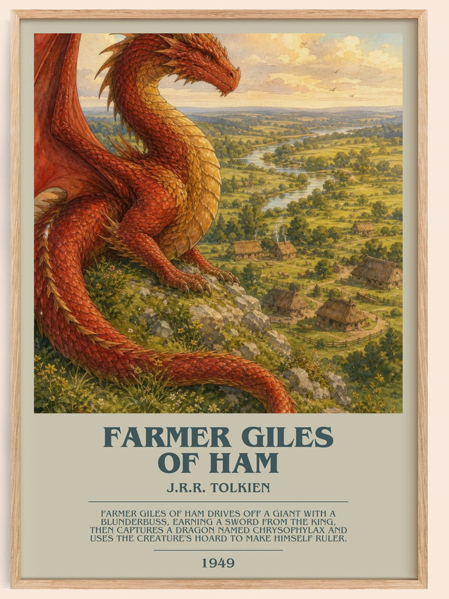 Farmer Giles Of Ham Bookish Wall Art by J.R.R. Tolkien
