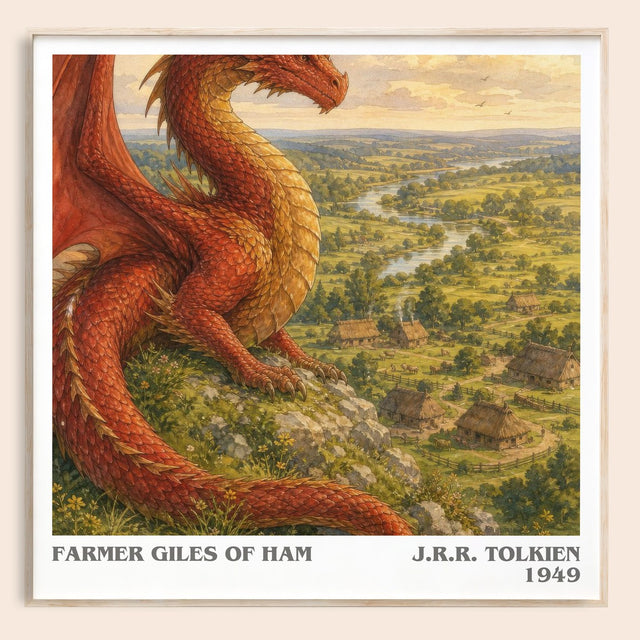 Farmer Giles Of Ham Literary Art Print by J.R.R. Tolkien