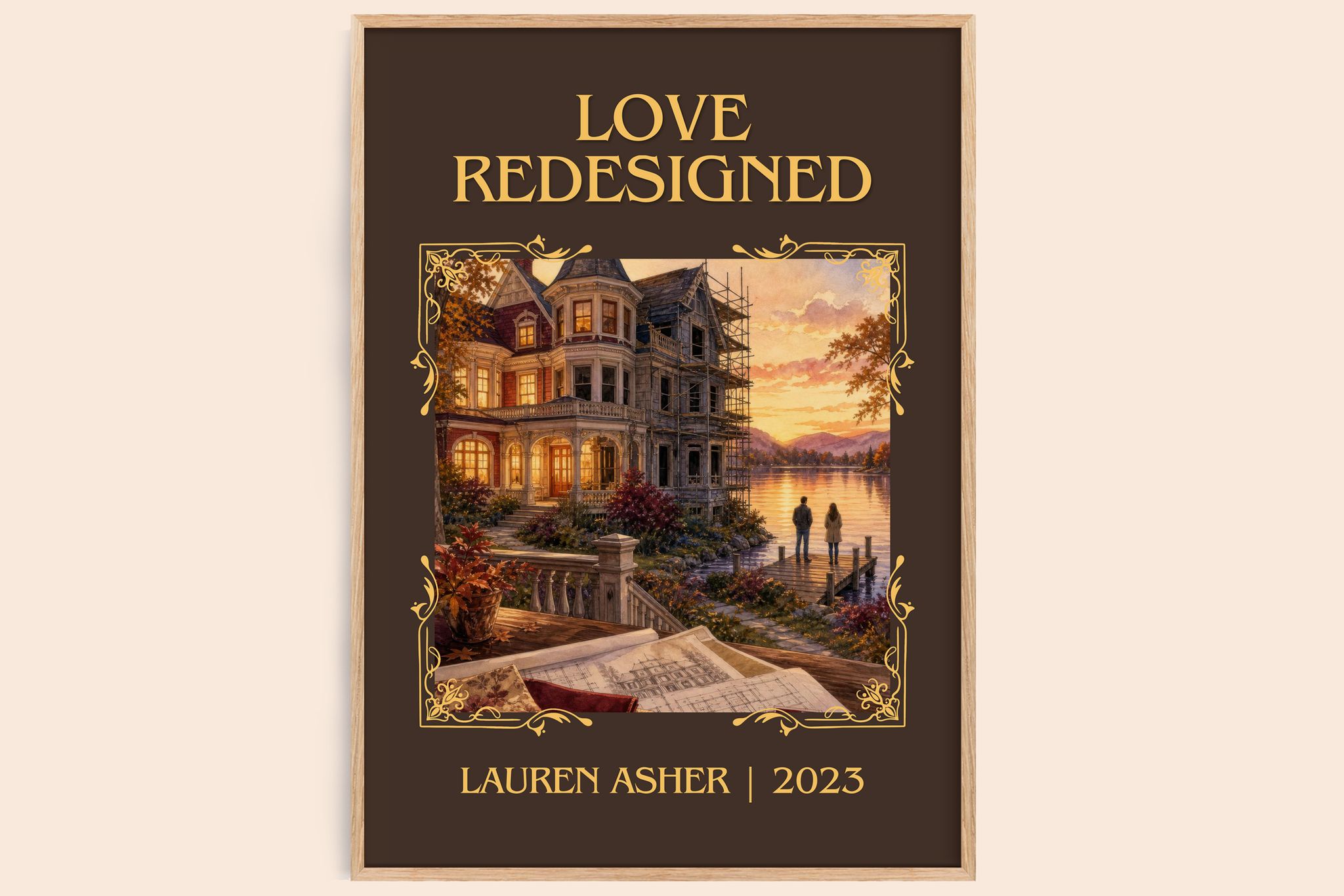 Love Redesigned Classic Book Art Print by Lauren Asher
