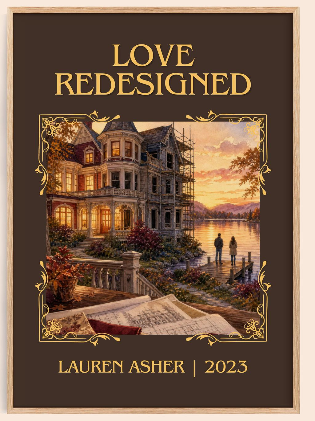Love Redesigned Classic Book Art Print by Lauren Asher – book poster