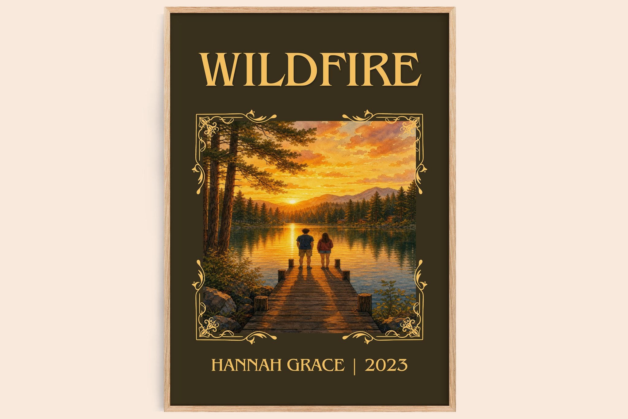 Wildfire Classic Book Art Print by Hannah Grace