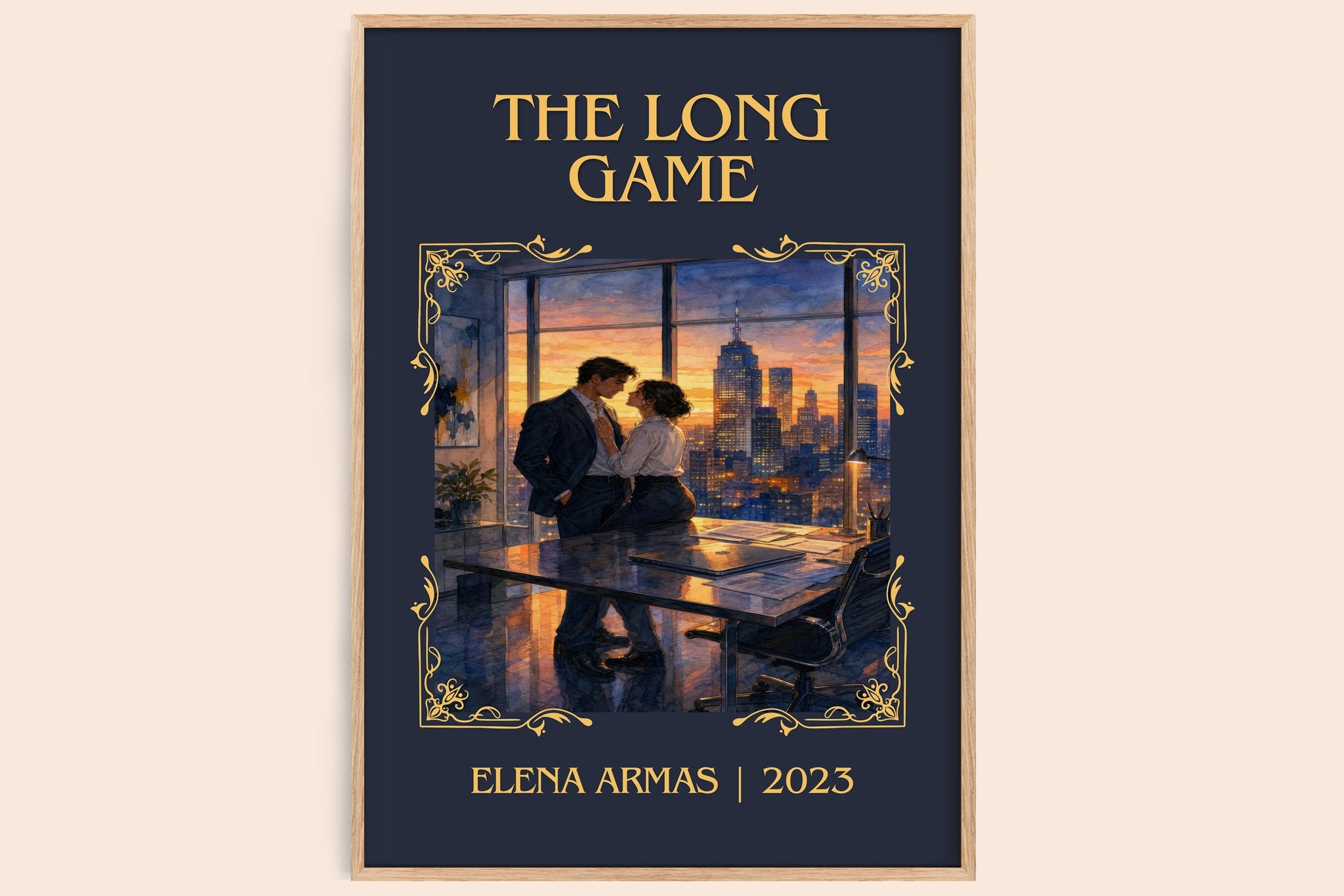 The Long Game Classic Book Art Print by Elena Armas