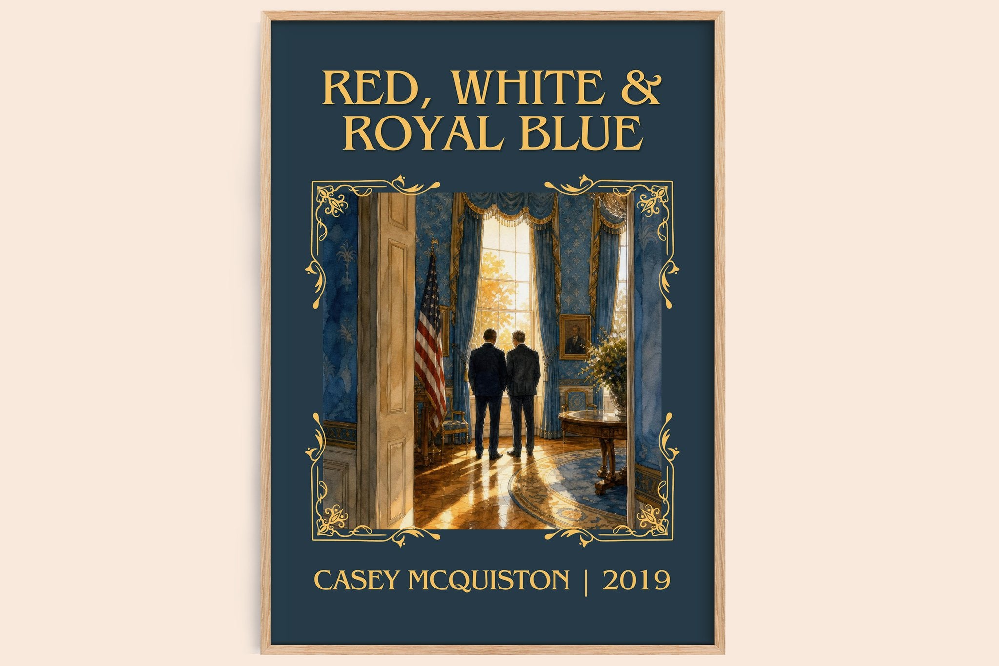 Red, White & Royal Blue Classic Book Art Print by Casey McQuiston