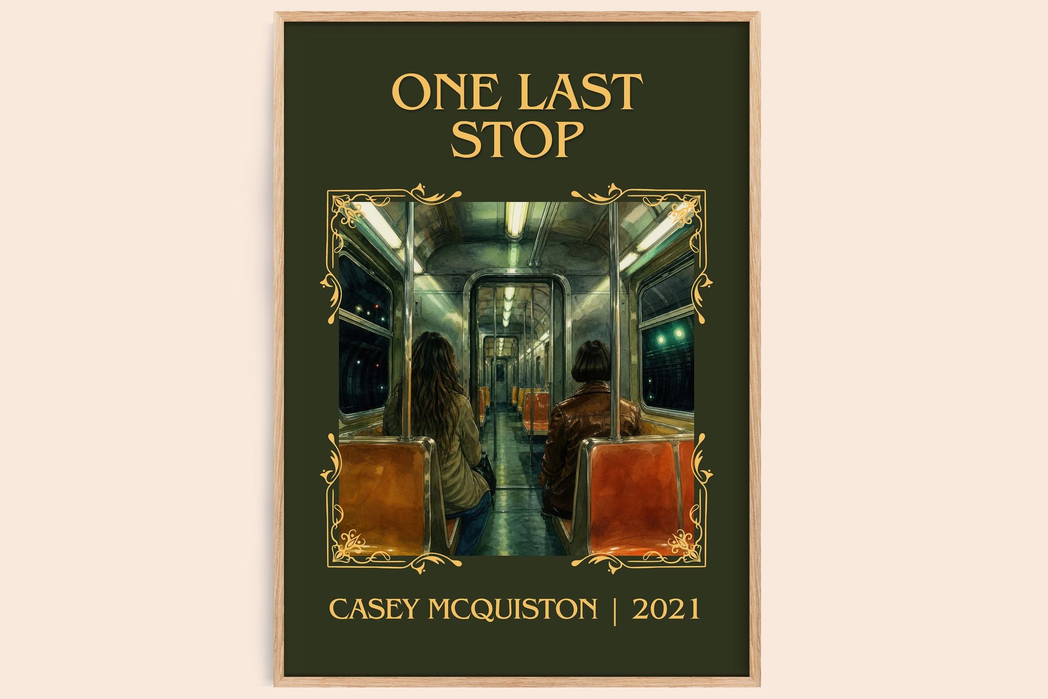 One Last Stop Classic Book Art Print by Casey McQuiston