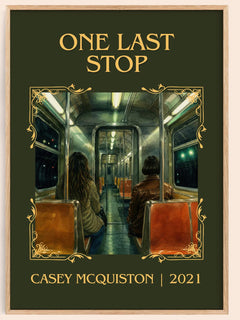 One Last Stop Classic Book Art Print by Casey McQuiston – book poster