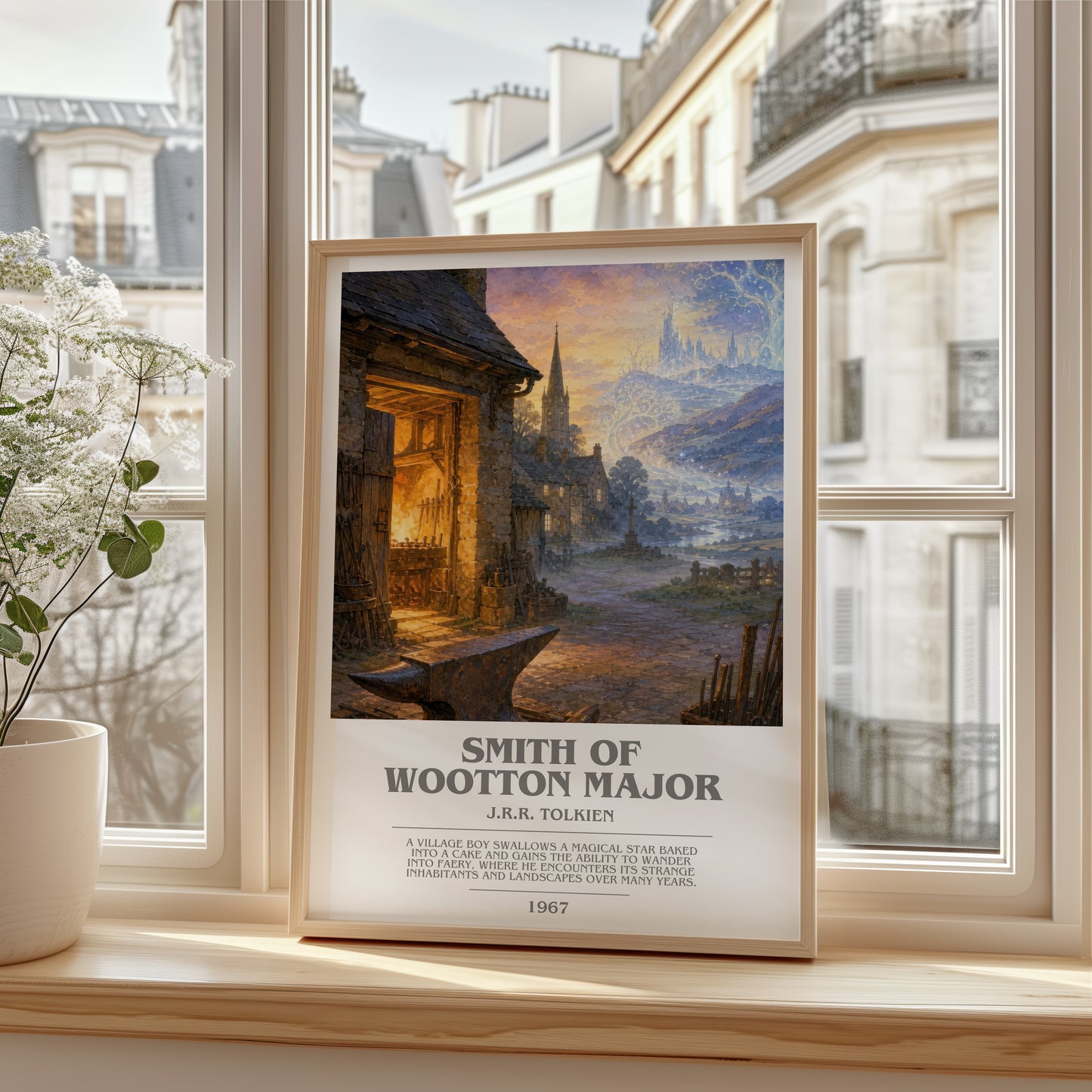 Smith Of Wootton Major bookish poster colour and style options – J.R.R. Tolkien book art