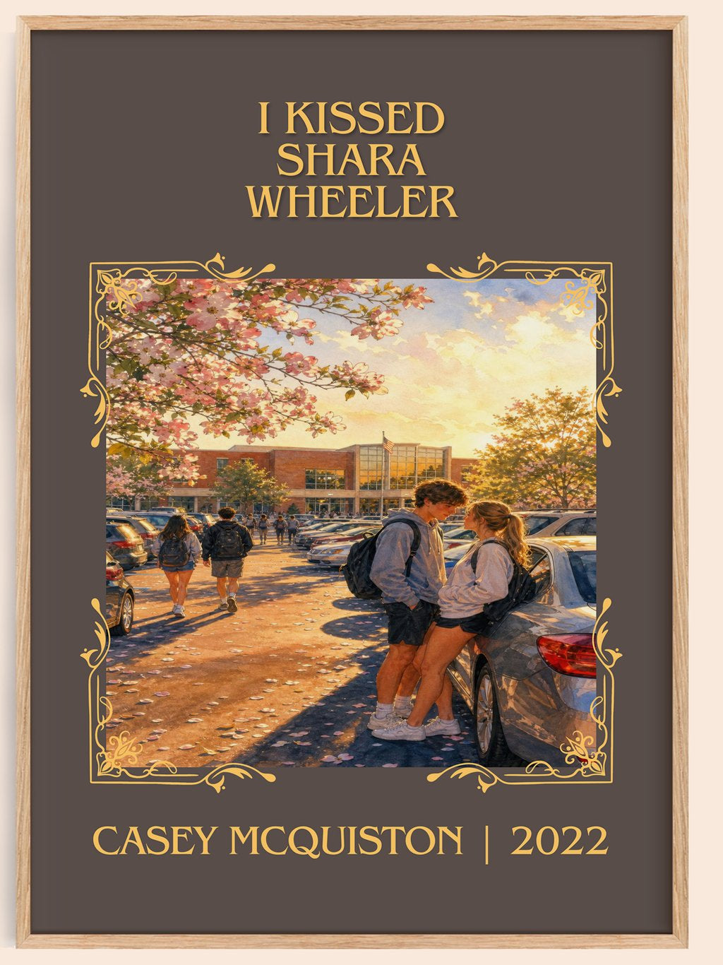 I Kissed Shara Wheeler Classic Book Art Print by Casey McQuiston – book poster