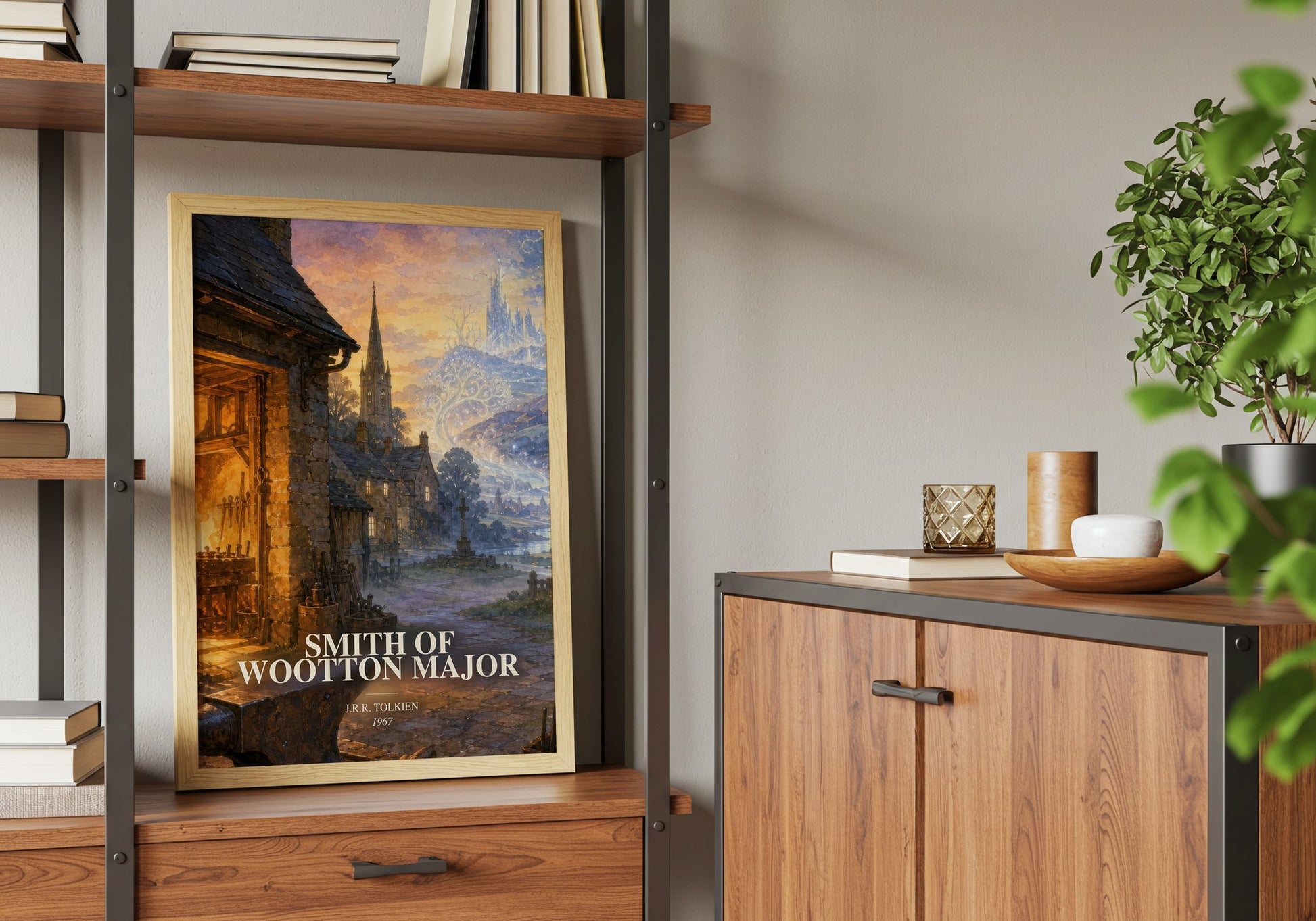 Smith Of Wootton Major book watercolour illustration paper finish options – matte satin gloss