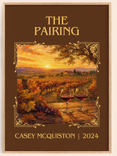 The Pairing Classic Book Art Print by Casey McQuiston – book poster