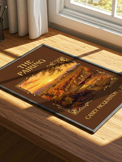 The Pairing Classic Book Art Print by Casey McQuiston – print on a sunlit desk