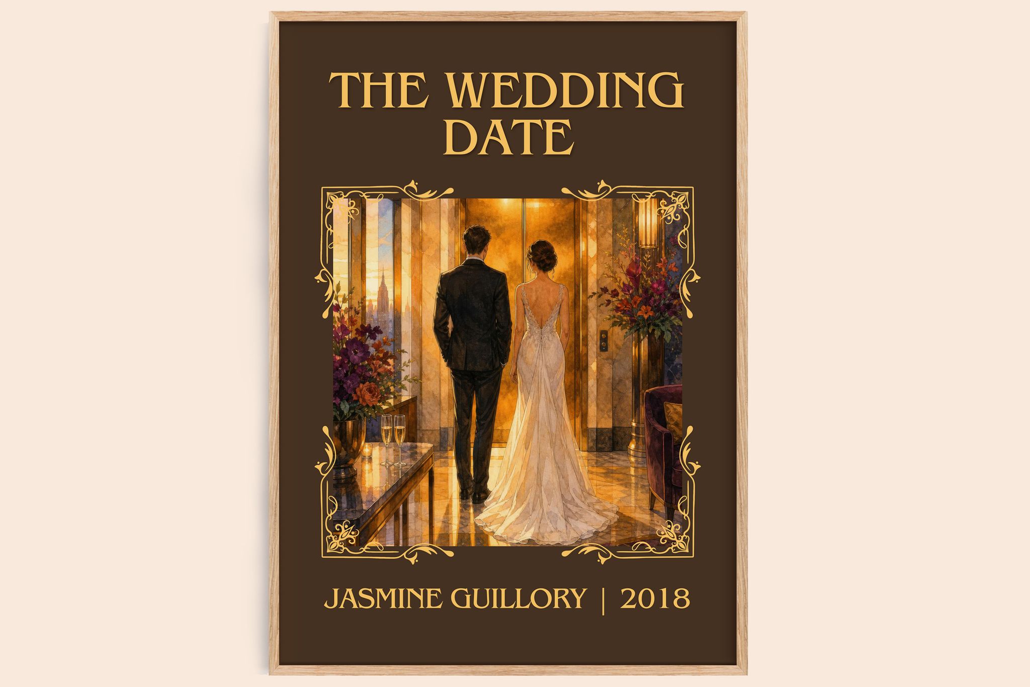 The Wedding Date Classic Book Art Print by Jasmine Guillory